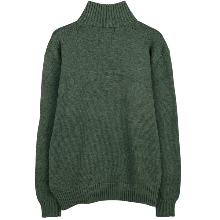 Ralph Lauren POLO RALPH LAUREN High-Neck Cotton Knit Sweater, Men's Size M (approx.) cotton Mint green Vintage Second Hand