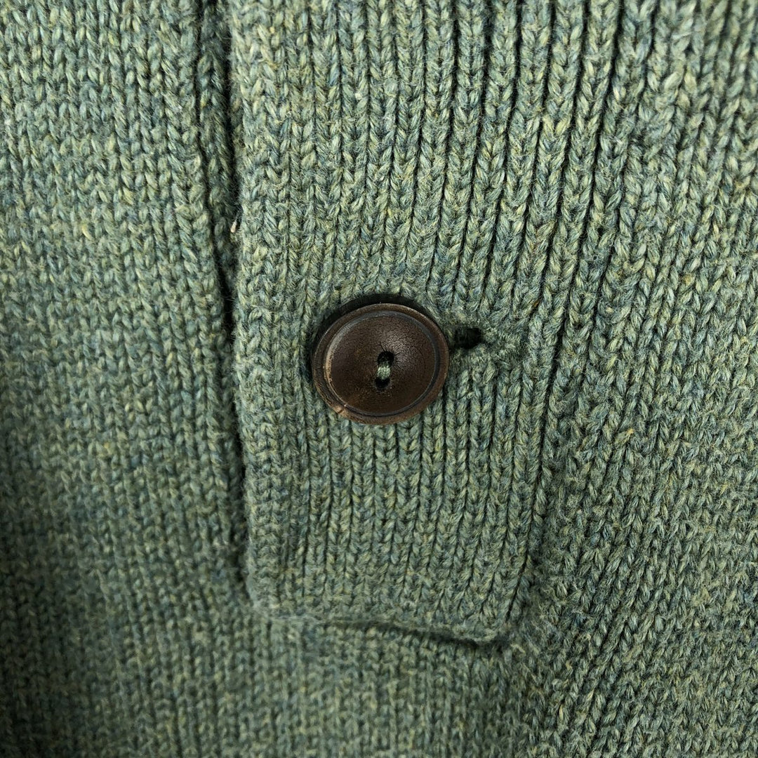 Ralph Lauren POLO RALPH LAUREN High-Neck Cotton Knit Sweater, Men's Size M (approx.) cotton Mint green Vintage Second Hand