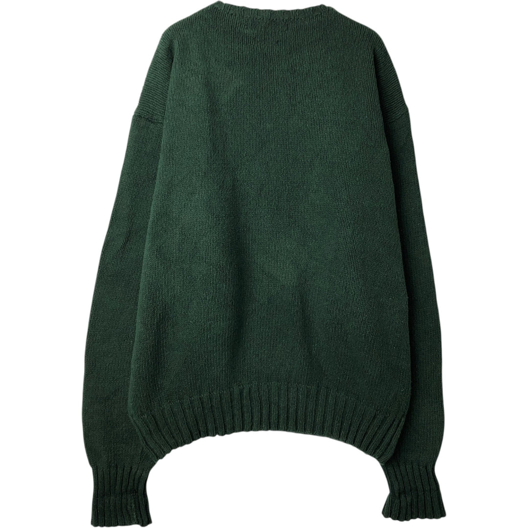 Ralph Lauren POLO by Ralph Lauren Cotton Knit Sweater Men's XL cotton green type Vintage Second Hand