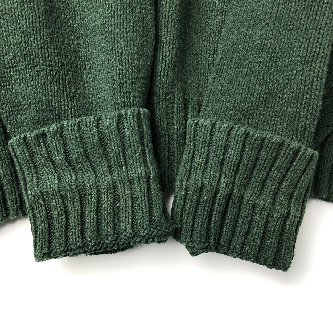 Ralph Lauren POLO by Ralph Lauren Cotton Knit Sweater Men's XL cotton green type Vintage Second Hand