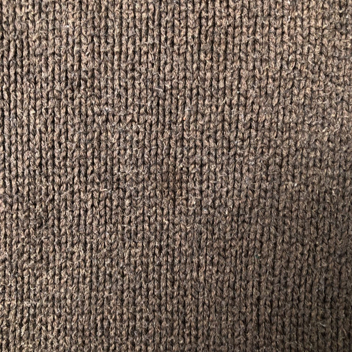 Ralph Lauren POLO by Ralph Lauren Cotton Knit Sweater Men's L size cotton brown type Vintage Second Hand
