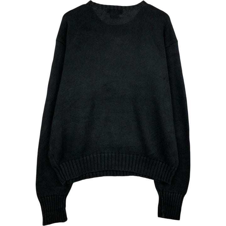 Ralph Lauren POLO by Ralph Lauren Cotton Knit Sweater Men's XL cotton black type Vintage Second Hand