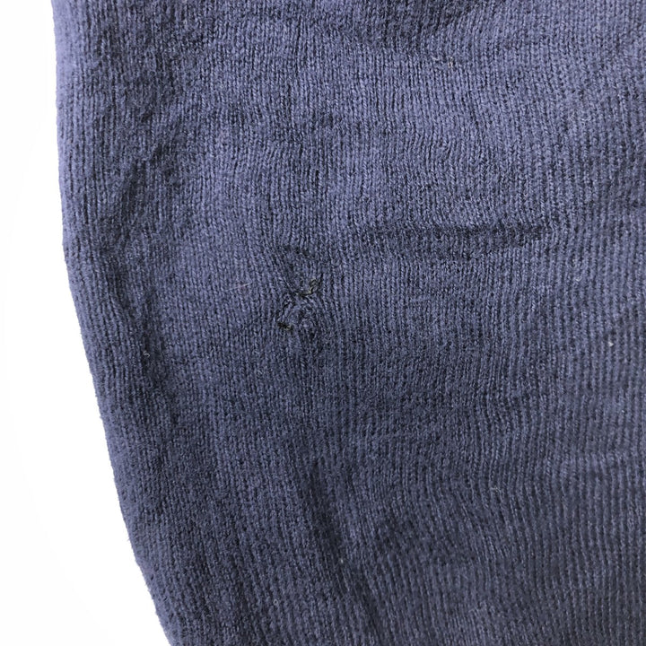 Ralph Lauren POLO by Ralph Lauren Cotton Knit Sweater Men's L size cotton navy blue type Vintage Second Hand