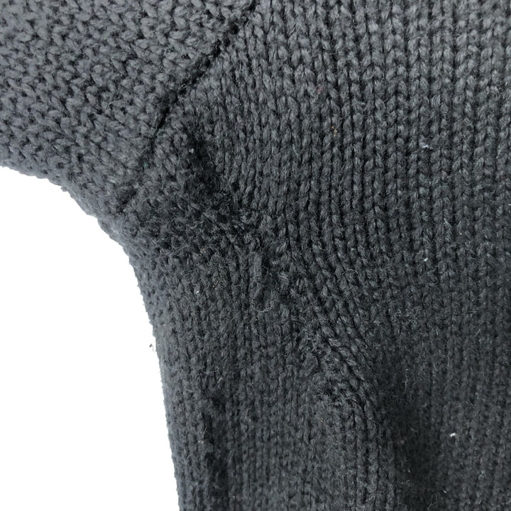 Ralph Lauren POLO by Ralph Lauren Cotton Knit Sweater Men's XL cotton black type Vintage Second Hand