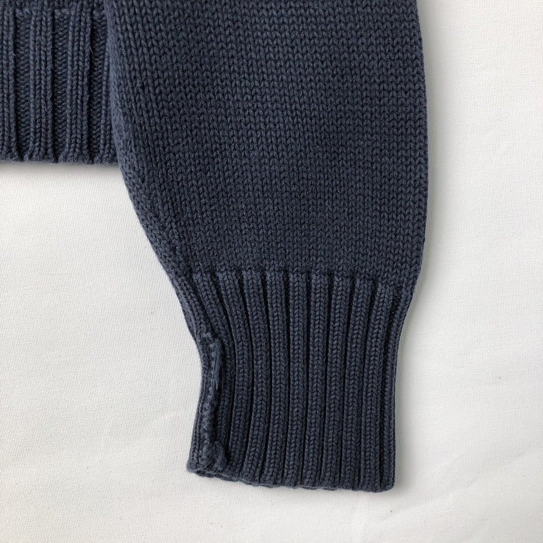 Ralph Lauren POLO by Ralph Lauren Cotton Knit Sweater Men's XL cotton navy blue type Vintage Second Hand