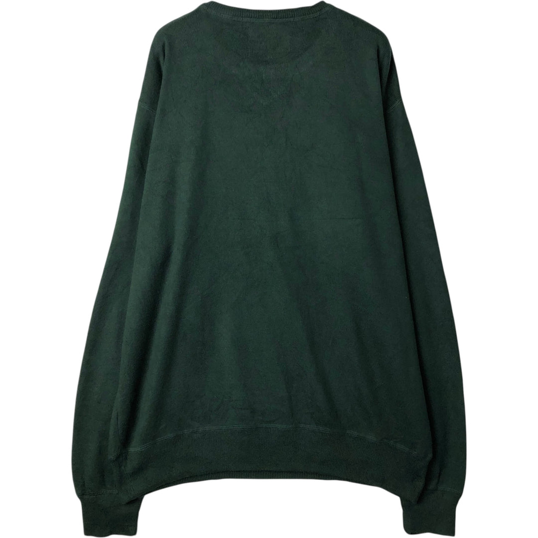 Ralph Lauren POLO by Ralph Lauren Cotton Knit Sweater Men's L size cotton green type Vintage Second Hand