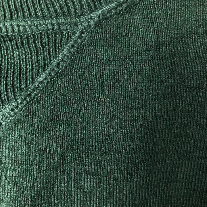 Ralph Lauren POLO by Ralph Lauren Cotton Knit Sweater Men's L size cotton green type Vintage Second Hand