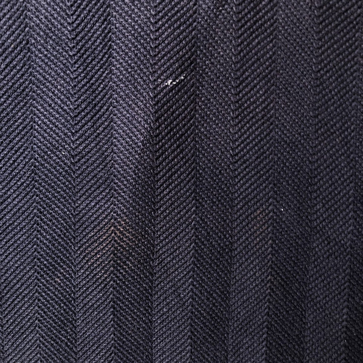 Ralph Lauren CHAPS herringbone cotton knit sweater, men's size M cotton navy blue type Vintage Second Hand