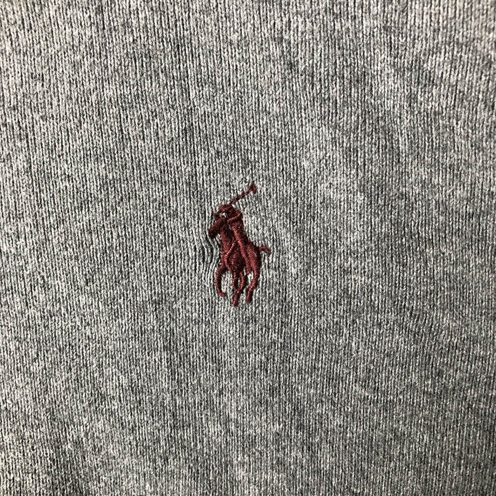 Ralph Lauren POLO by Ralph Lauren Cotton Knit Sweater Men's XL cotton gray type Vintage Second Hand