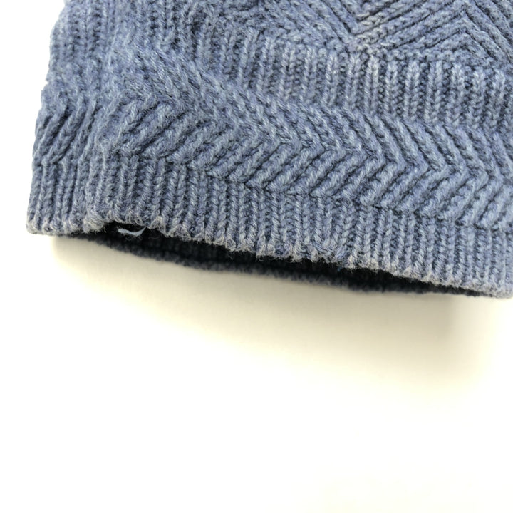 Ralph Lauren Chaps cable knit cotton sweater, size M, men's cotton blue type Vintage Second Hand