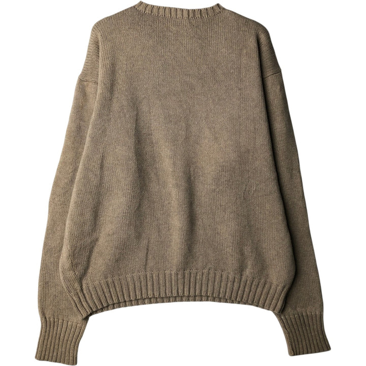 Ralph Lauren POLO by Ralph Lauren Cotton Knit Sweater Men's XL cotton Beige type Vintage Second Hand