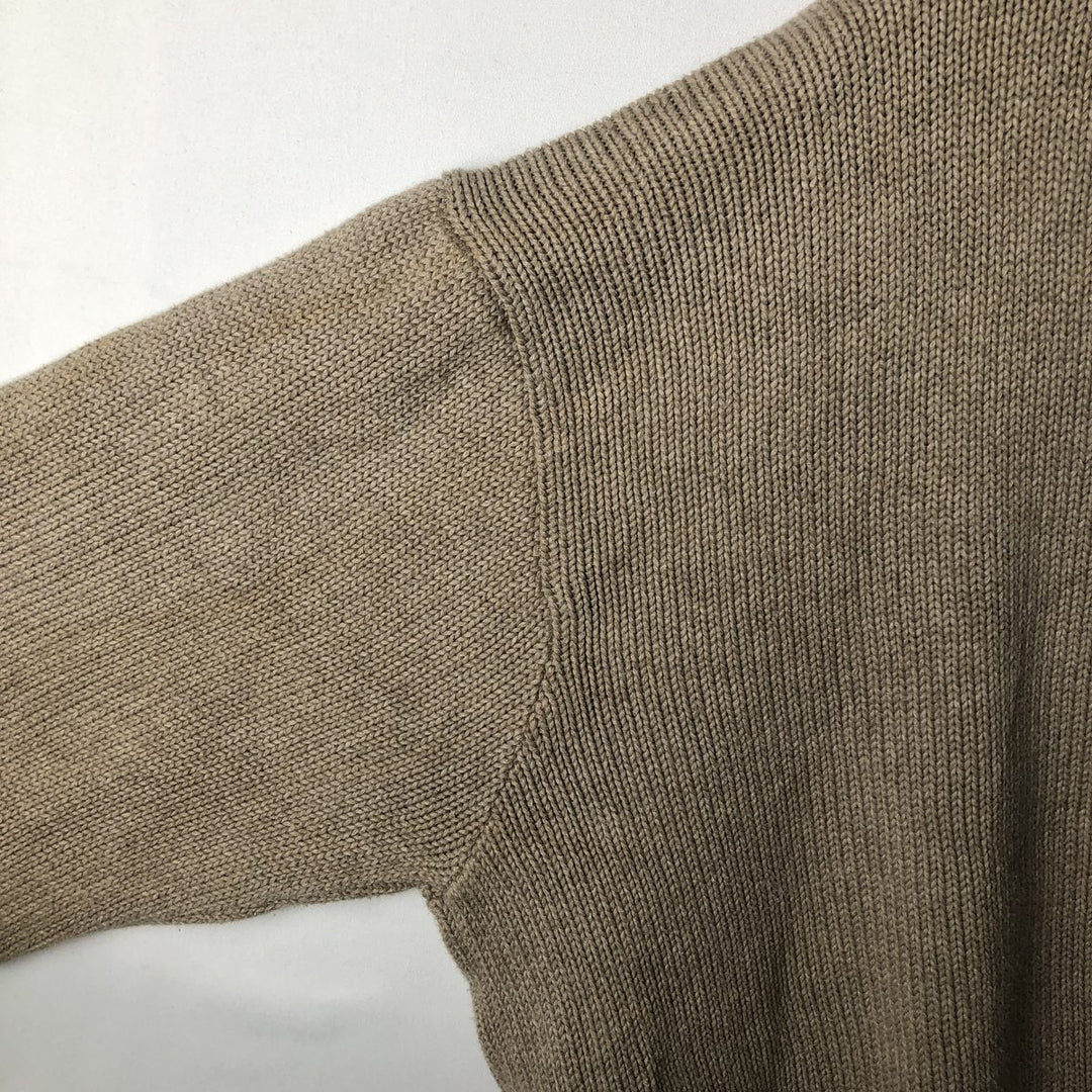 Ralph Lauren POLO by Ralph Lauren Cotton Knit Sweater Men's XL cotton Beige type Vintage Second Hand