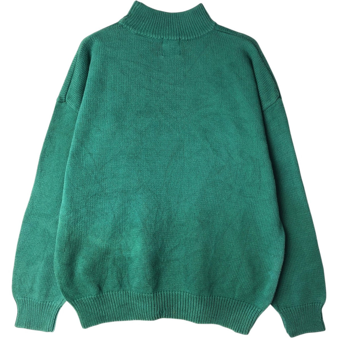 GAP High Neck Cotton Knit Sweater, Men's Size L (approx.) cotton green type Vintage Second Hand