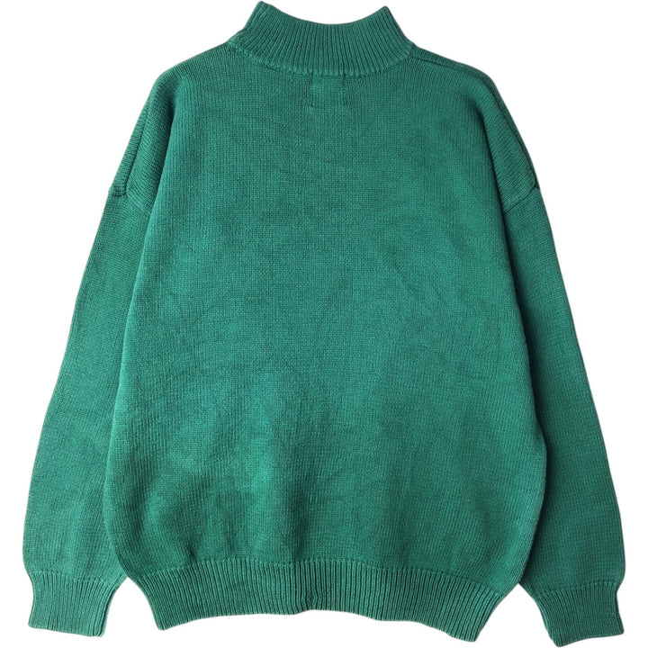 GAP High Neck Cotton Knit Sweater, Men's Size L (approx.) cotton green type Vintage Second Hand