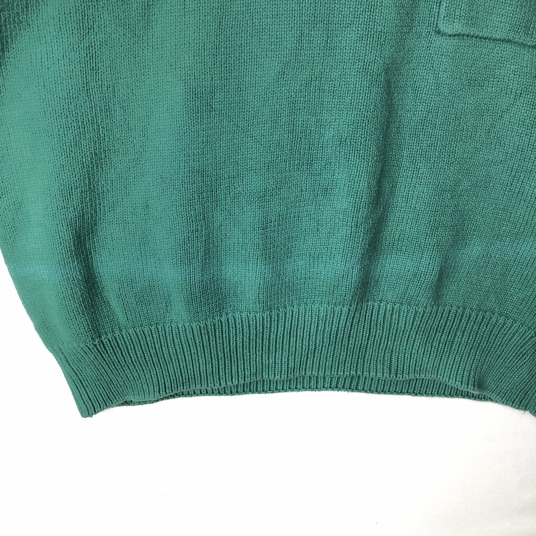 GAP High Neck Cotton Knit Sweater, Men's Size L (approx.) cotton green type Vintage Second Hand