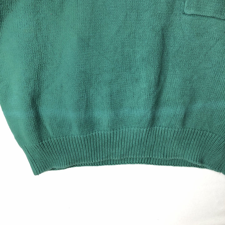 GAP High Neck Cotton Knit Sweater, Men's Size L (approx.) cotton green type Vintage Second Hand