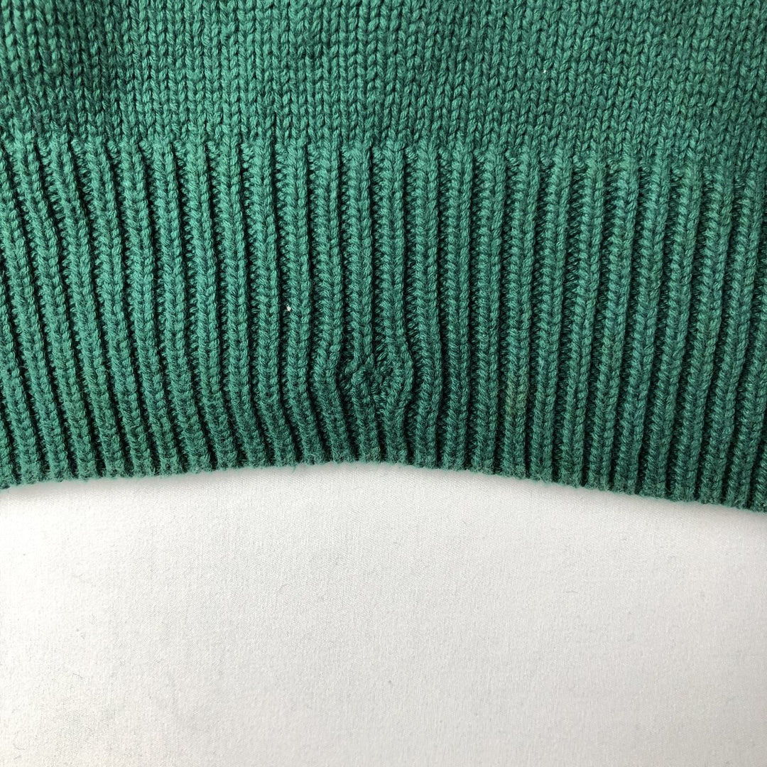 GAP High Neck Cotton Knit Sweater, Men's Size L (approx.) cotton green type Vintage Second Hand