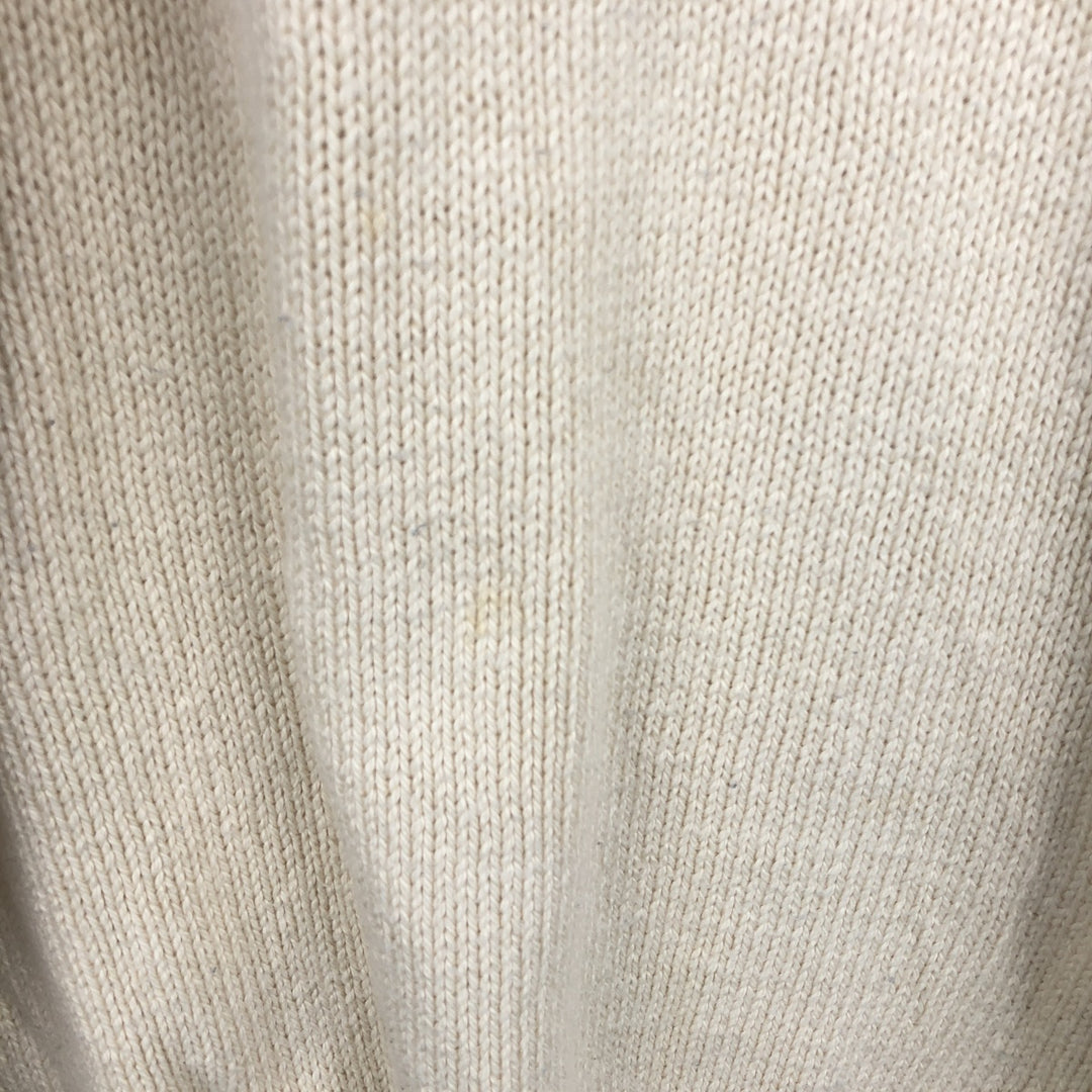 Ralph Lauren POLO by Ralph Lauren Pima Cotton Knit Sweater, Men's Size L Pima Cotton unbleached Vintage Second Hand