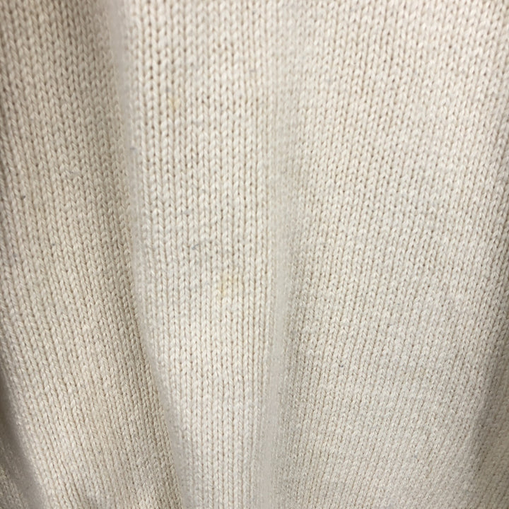 Ralph Lauren POLO by Ralph Lauren Pima Cotton Knit Sweater, Men's Size L Pima Cotton unbleached Vintage Second Hand