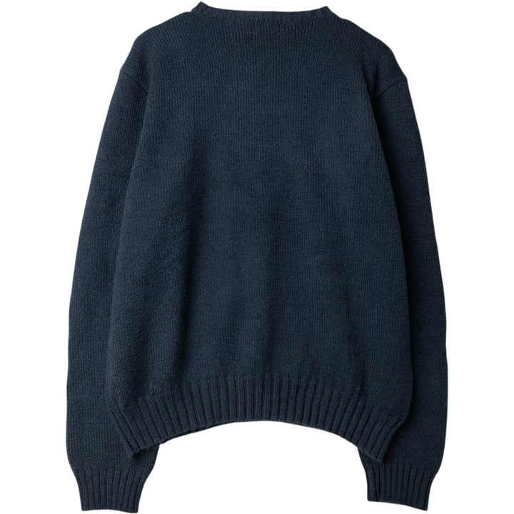 Ralph Lauren POLO by Ralph Lauren Cotton Knit Sweater Men's XL cotton navy blue type Vintage Second Hand