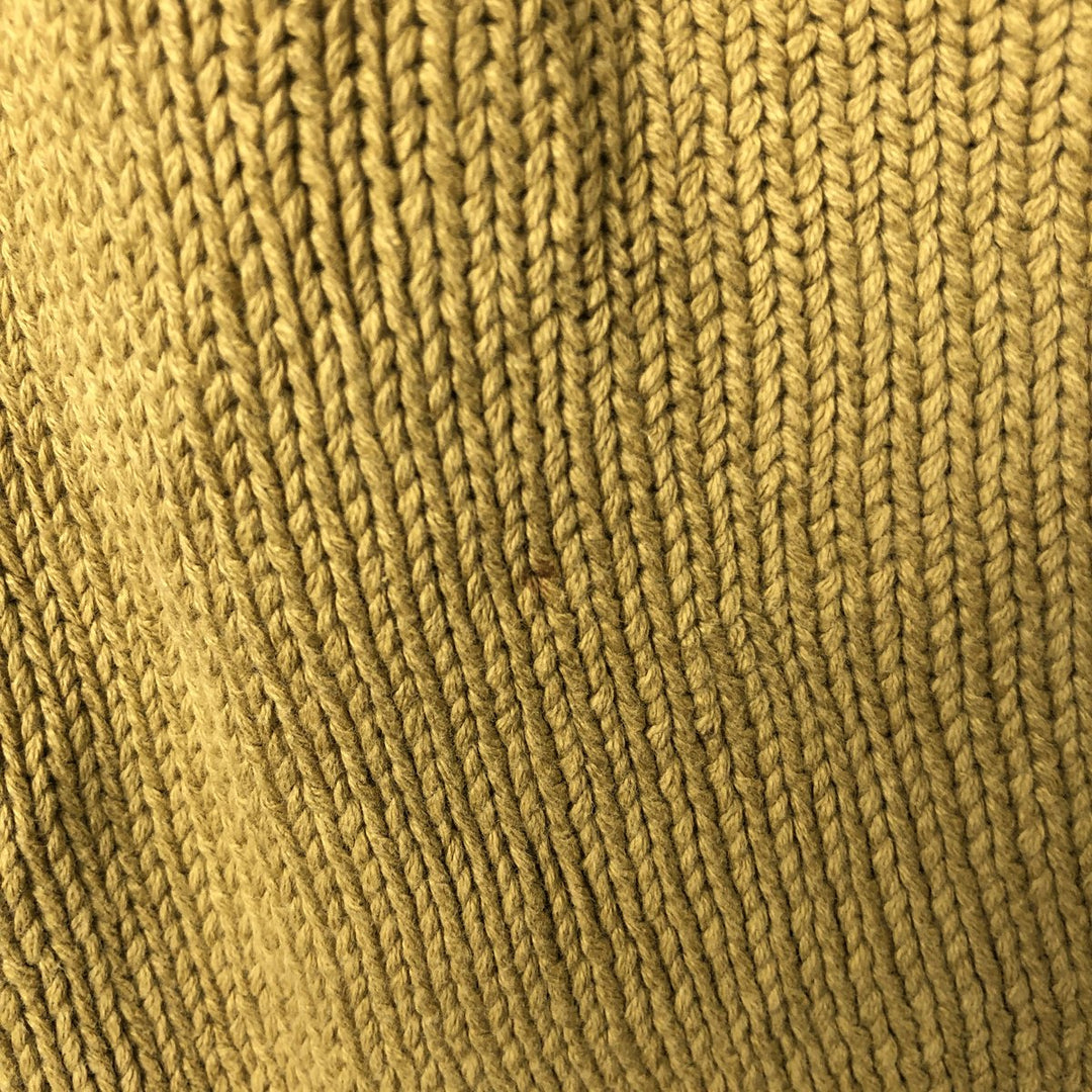 90'S GAP Old Gap Mock Neck Cotton Knit Sweater, Men's Size L (approx.), Vintage cotton yellow type Vintage Second Hand