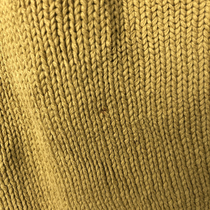 90'S GAP Old Gap Mock Neck Cotton Knit Sweater, Men's Size L (approx.), Vintage cotton yellow type Vintage Second Hand