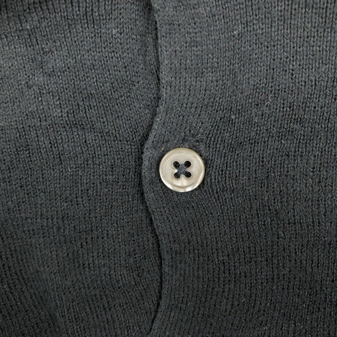 Ralph Lauren POLO by Ralph Lauren Polo Knit Sweater, Men's XXL Pima Cotton black type Vintage Second Hand