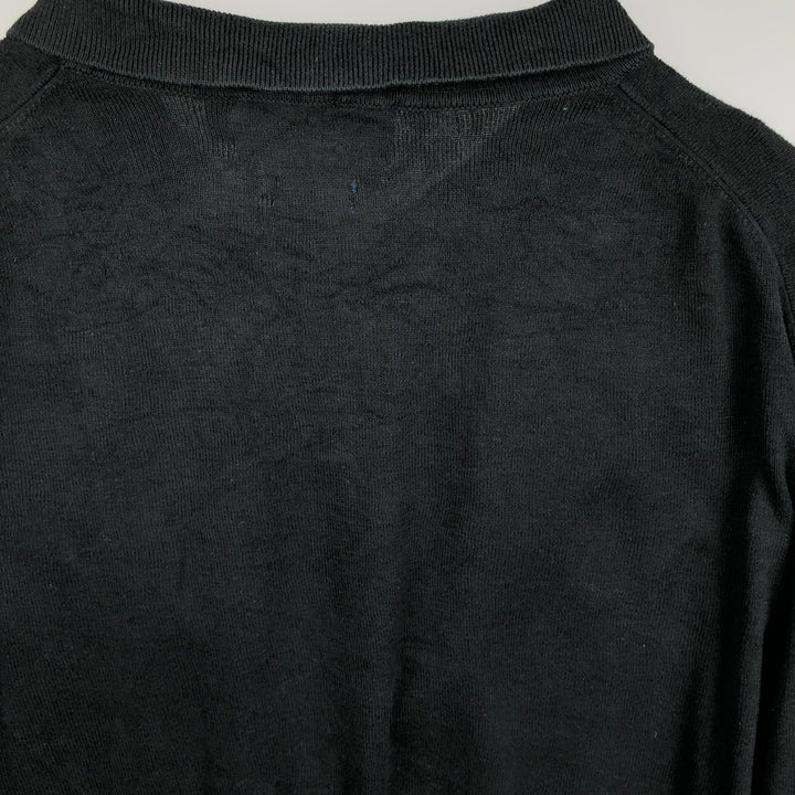 Ralph Lauren POLO by Ralph Lauren Polo Knit Sweater, Men's XXL Pima Cotton black type Vintage Second Hand