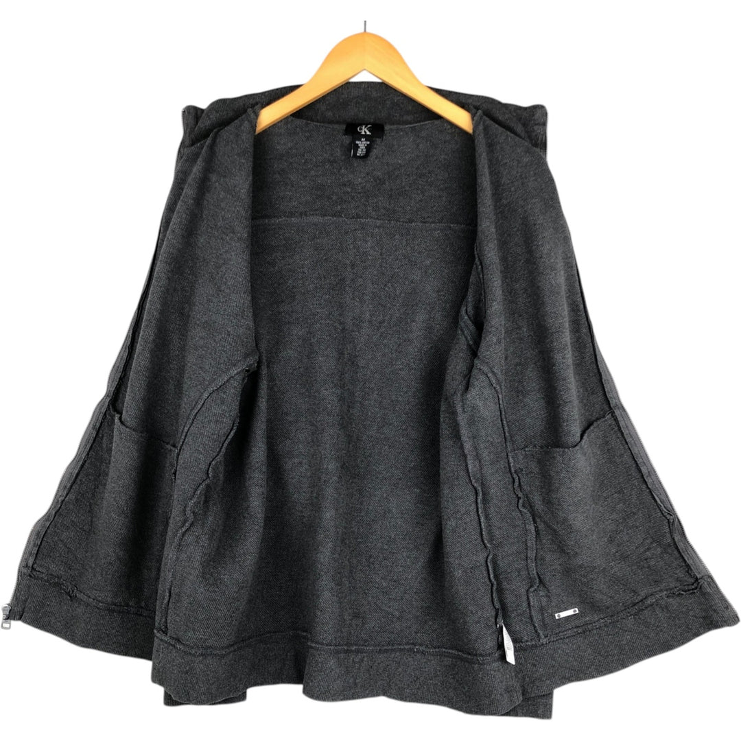 90s-00'S Calvin Klein Driver's Knit Sweater, Men's Size M (approx.), Vintage cotton Charcoal Vintage Second Hand