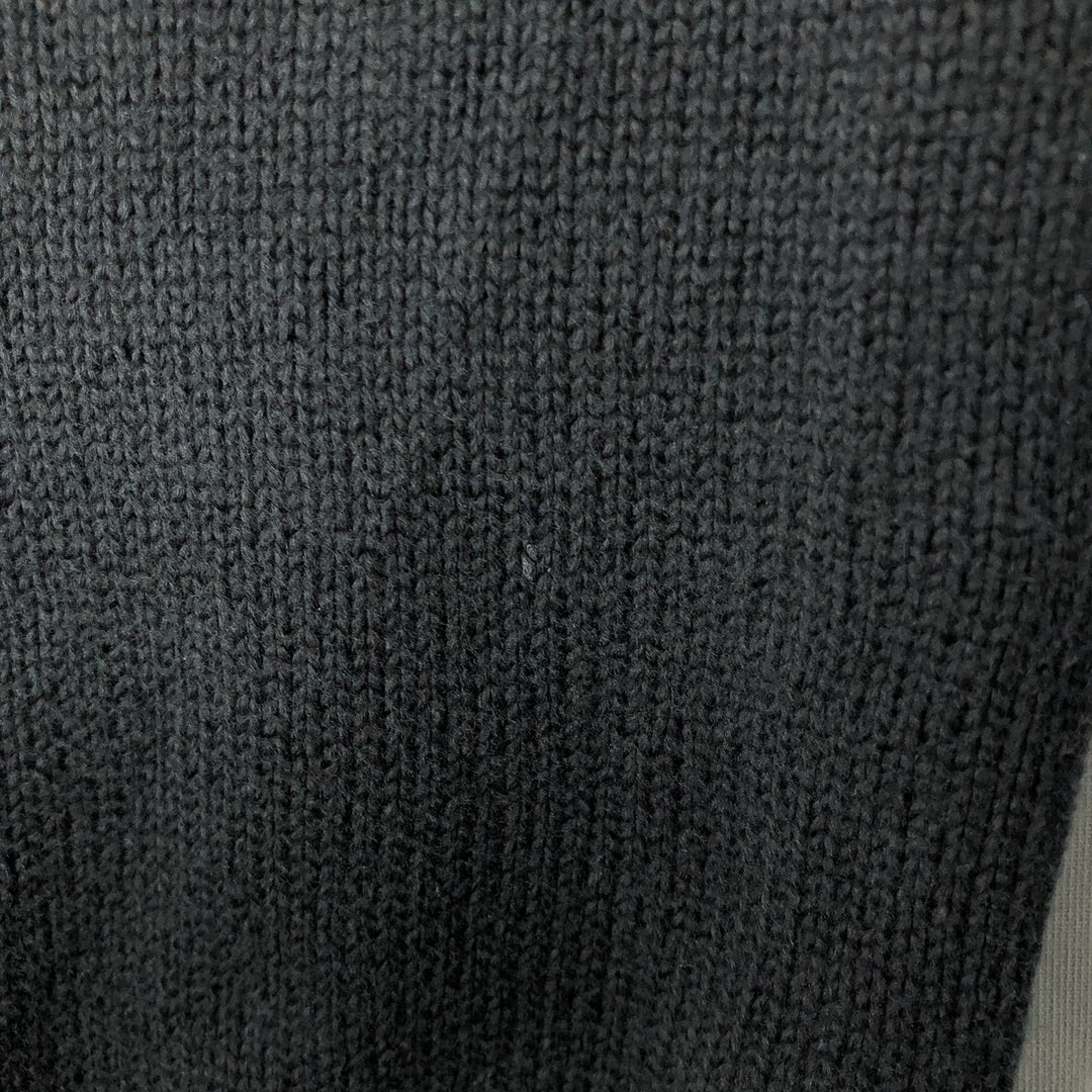 Ralph Lauren POLO by Ralph Lauren Cotton Knit Sweater Men's L size cotton black type Vintage Second Hand
