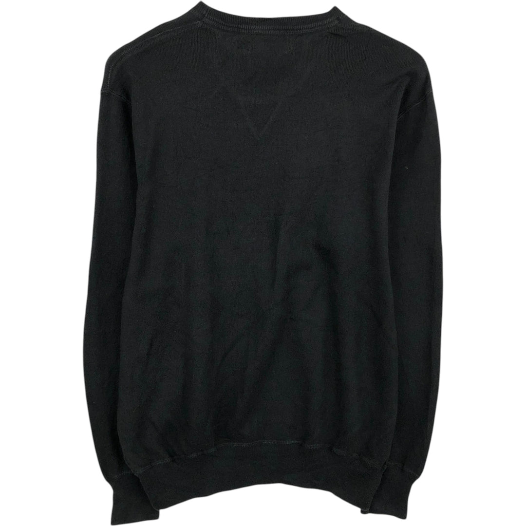Ralph Lauren POLO RALPH LAUREN cotton knit sweater, men's size M cotton black type Vintage Second Hand