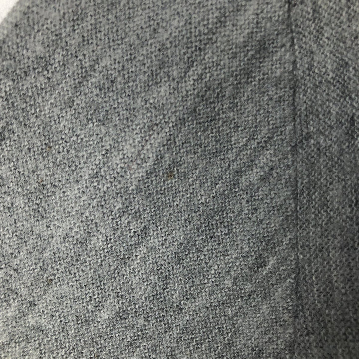 Lacoste IZOD V-neck acrylic knit sweater, men's size M (approx.) Oron Acrylic gray type Vintage Second Hand
