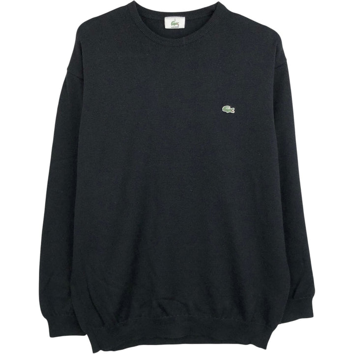 Lacoste knit sweater, size 3 (equivalent to men's S). unclear black type Vintage Second Hand