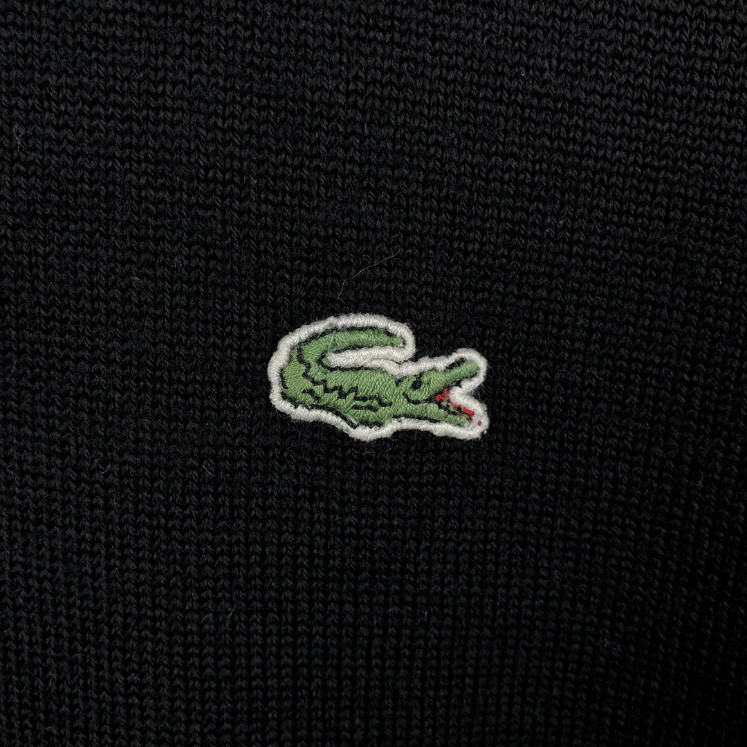 Lacoste knit sweater, size 3 (equivalent to men's S). unclear black type Vintage Second Hand