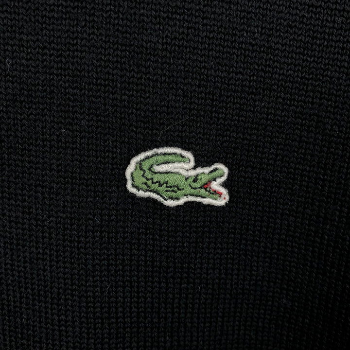 Lacoste knit sweater, size 3 (equivalent to men's S). unclear black type Vintage Second Hand
