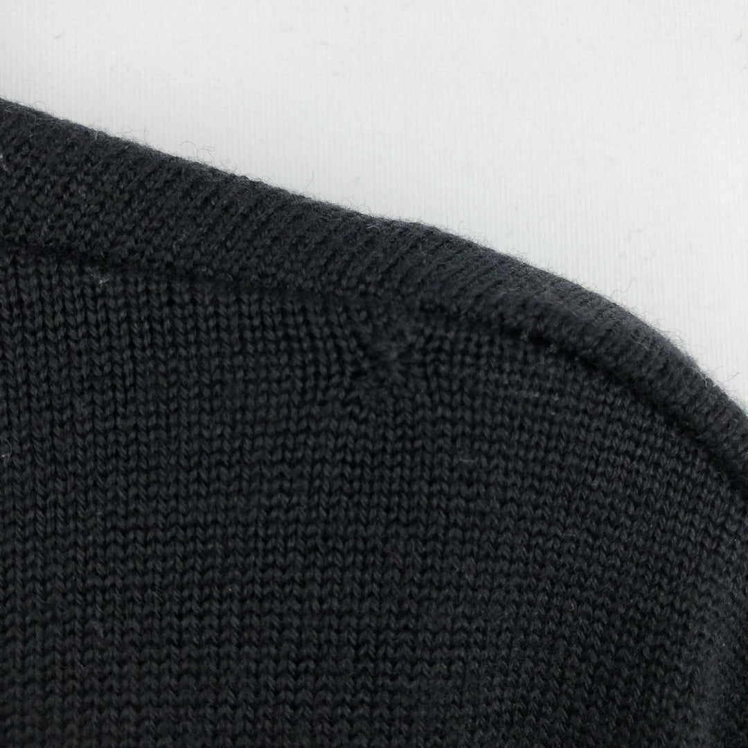 Lacoste knit sweater, size 3 (equivalent to men's S). unclear black type Vintage Second Hand