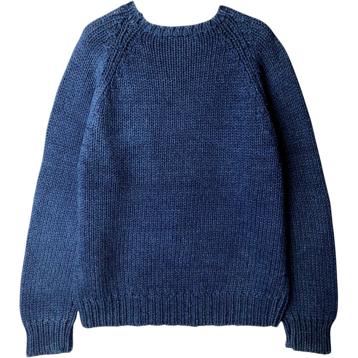 90'S J.Crew Cotton Knit Sweater, Men's Size L (approx.), Vintage cotton blue type Vintage Second Hand