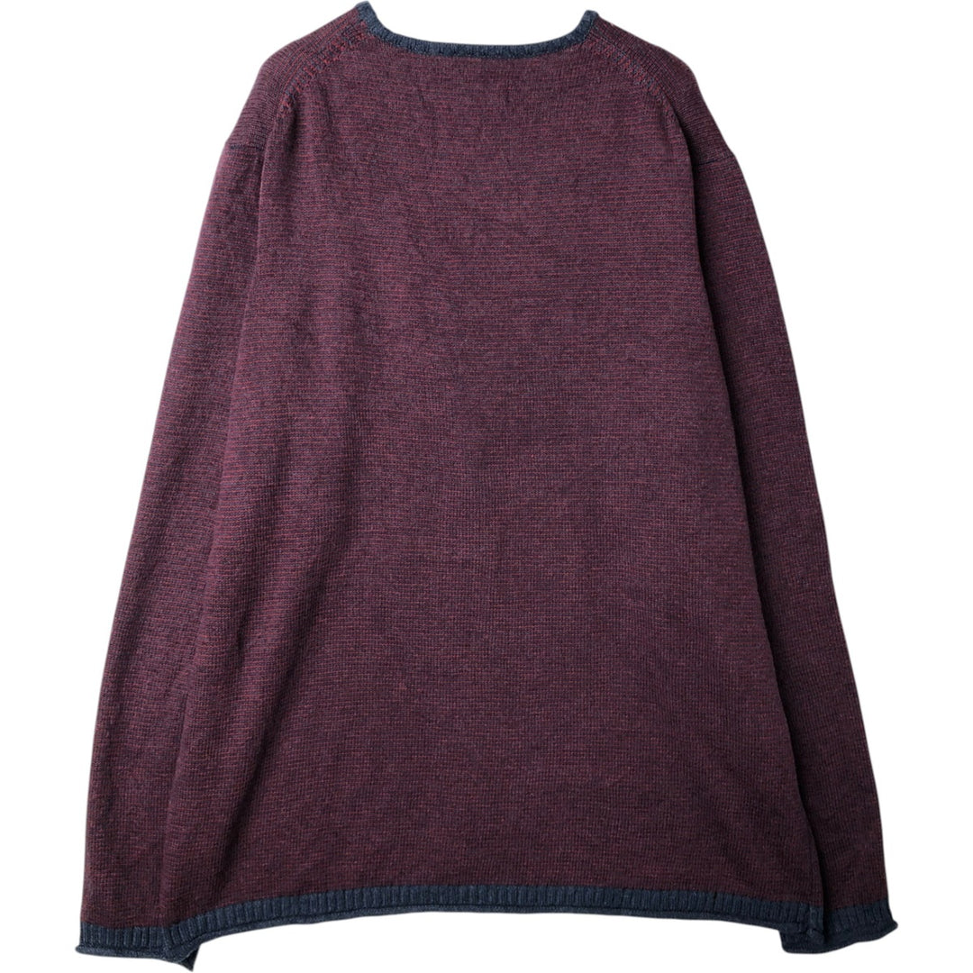 Levi's Cotton Knit Sweater, Men's Size XL cotton red type Vintage Second Hand