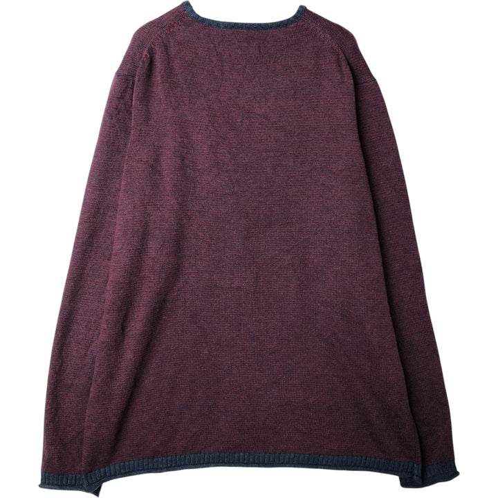 Levi's Cotton Knit Sweater, Men's Size XL cotton red type Vintage Second Hand