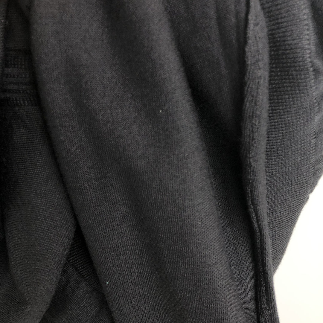 Hugo Boss Slim Fit Finest Italian Yarn Wool Knit Sweater, Men's Size L (approx.) wool black type Vintage Second Hand