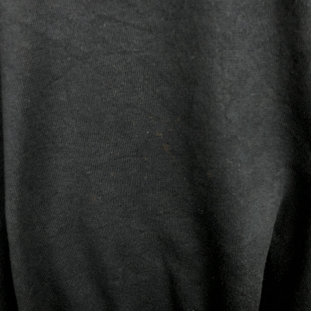Ralph Lauren POLO by Ralph Lauren V-neck Pima cotton knit sweater, men's size M Pima Cotton black type Vintage Second Hand