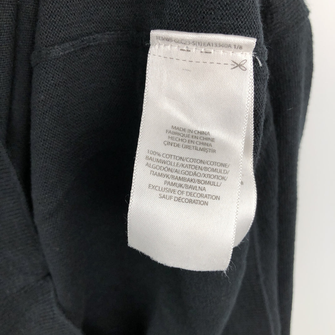 Ralph Lauren POLO RALPH LAUREN V-neck Pima cotton knit sweater, men's size L Pima Cotton black type Vintage Second Hand