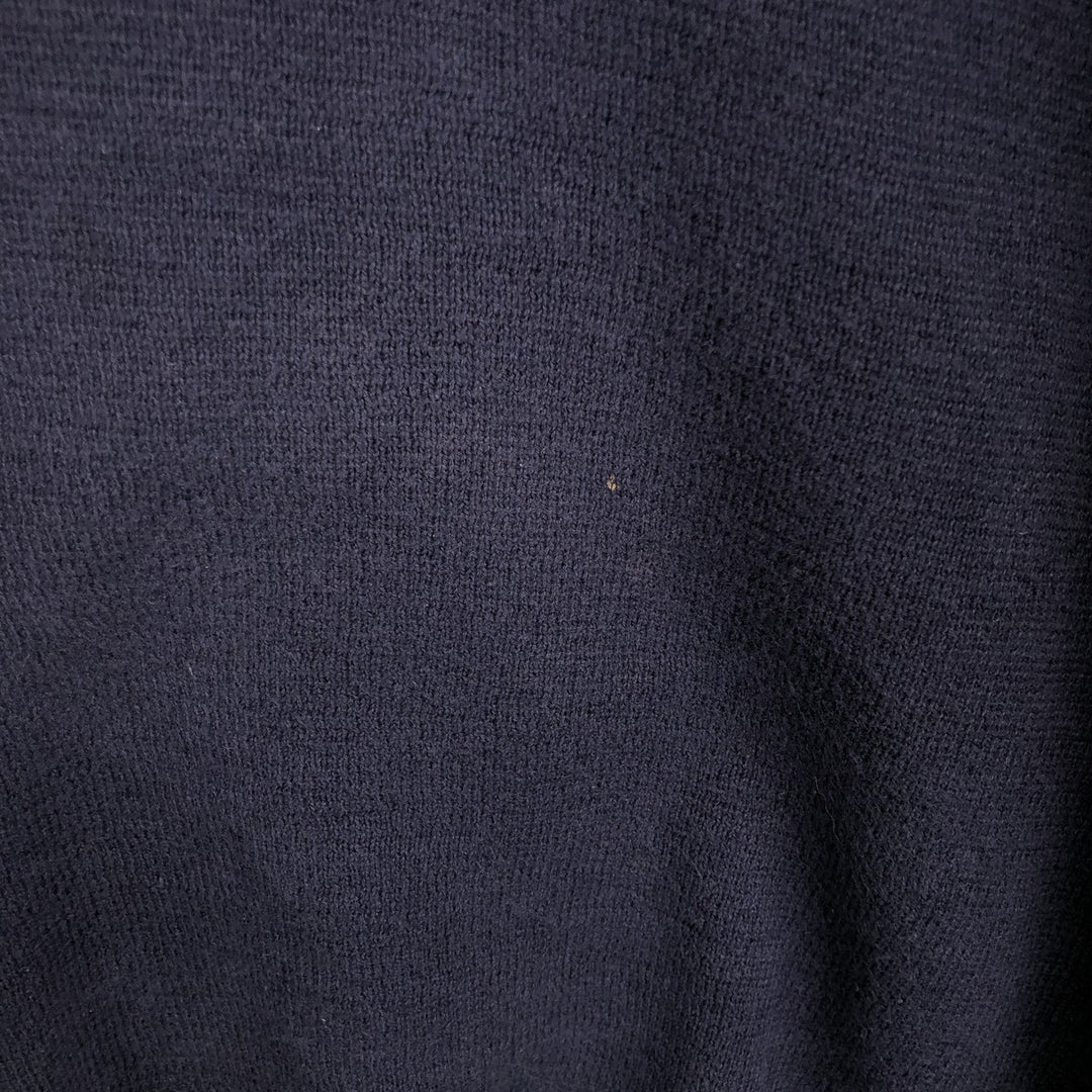 Woolrich V-neck knit sweater, men's size XXL. unclear navy blue type Vintage Second Hand