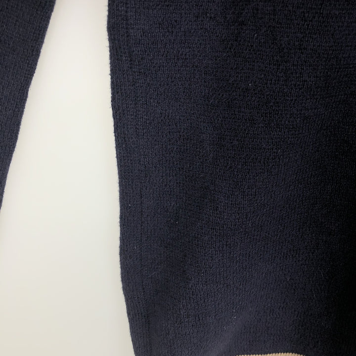 Woolrich V-neck knit sweater, men's size XXL. unclear navy blue type Vintage Second Hand