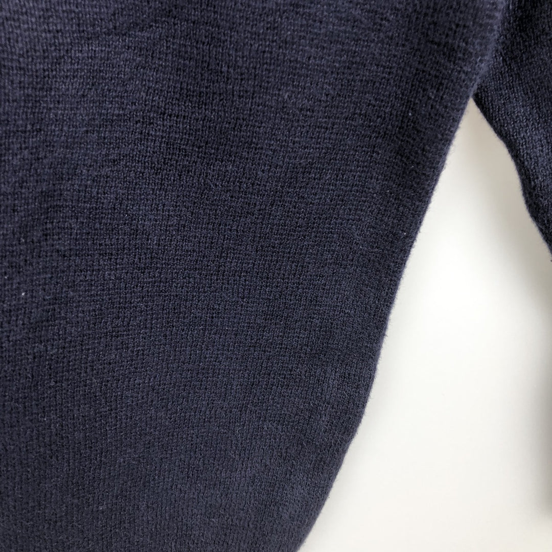 Woolrich V-neck knit sweater, men's size XXL. unclear navy blue type Vintage Second Hand
