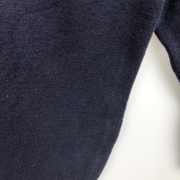 Woolrich V-neck knit sweater, men's size XXL. unclear navy blue type Vintage Second Hand