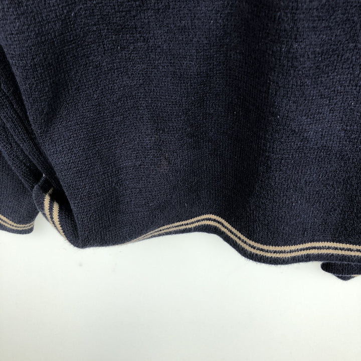 Woolrich V-neck knit sweater, men's size XXL. unclear navy blue type Vintage Second Hand