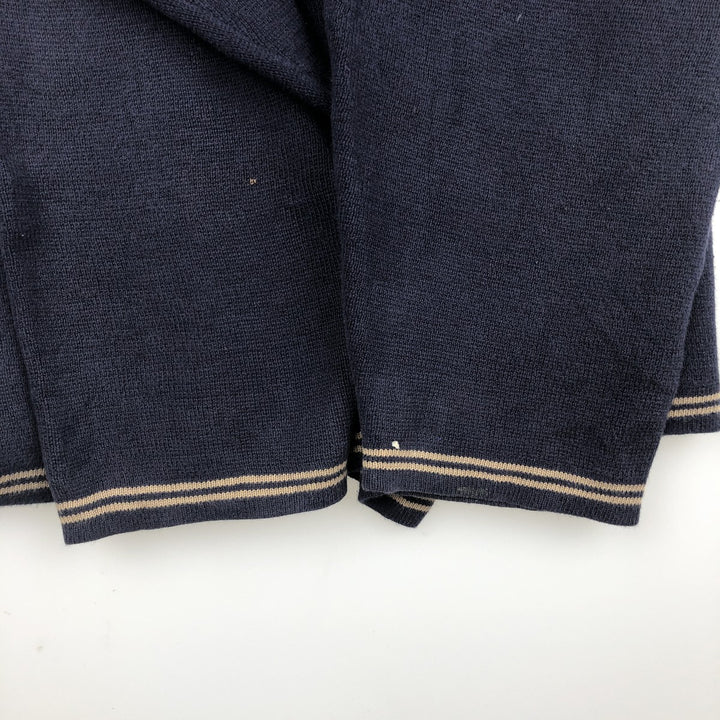 Woolrich V-neck knit sweater, men's size XXL. unclear navy blue type Vintage Second Hand