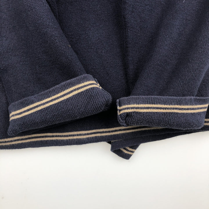 Woolrich V-neck knit sweater, men's size XXL. unclear navy blue type Vintage Second Hand