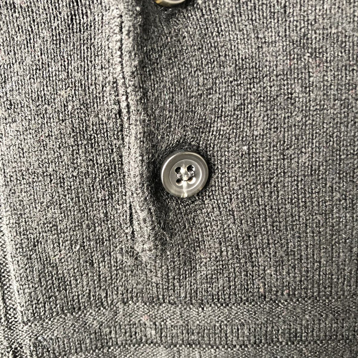 Dockers Check Pattern Acrylic Polo Knit Sweater, Men's Size XL (approx.) acrylic black type Vintage Second Hand